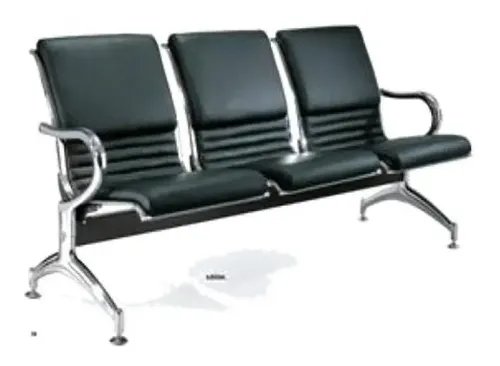SILLA TORIM 3 PUESTOS BI-PIEL