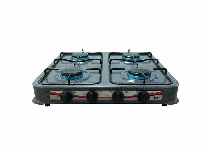 COCINA 4 HORNILLAS GRIS O NEGRA